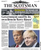 The Scotsman (UK) Newspaper Front Page for 5 December 2019