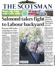 The Scotsman Newspaper Front Page (UK) for 5 May 2011