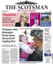 The Scotsman (UK) Newspaper Front Page for 6 October 2018