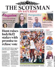 The Scotsman (UK) Newspaper Front Page for 6 July 2019