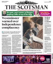 The Scotsman (UK) Newspaper Front Page for 7 October 2019