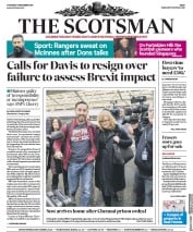The Scotsman (UK) Newspaper Front Page for 7 December 2017