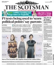 The Scotsman (UK) Newspaper Front Page for 7 January 2019