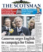The Scotsman Newspaper Front Page (UK) for 7 February 2014
