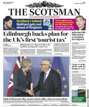 The Scotsman (UK) Newspaper Front Page for 8 February 2019