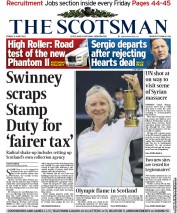 The Scotsman Newspaper Front Page (UK) for 8 June 2012