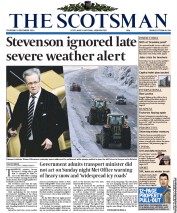 The Scotsman (UK) Newspaper Front Page for 9 December 2010