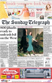 The Sunday Telegraph (UK) Newspaper Front Page for 17 February 2019