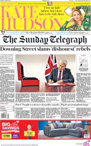 The Sunday Telegraph (UK) Newspaper Front Page for 18 August 2019