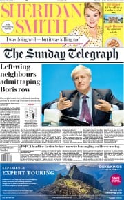 The Sunday Telegraph (UK) Newspaper Front Page for 23 June 2019