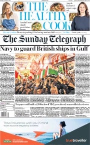 The Sunday Telegraph (UK) Newspaper Front Page for 5 January 2020