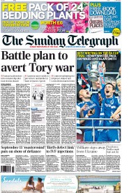 The Sunday Telegraph (UK) Newspaper Front Page for 6 May 2012