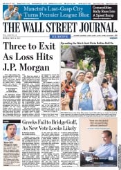 () Newspaper Front Page for 14 May 2012