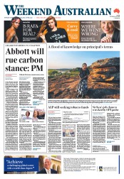 Weekend Australian (Australia) Newspaper Front Page for 18 June 2011